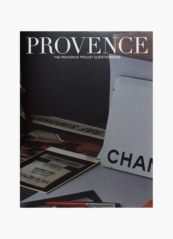 PROVENCE , Proust Questionnaire
